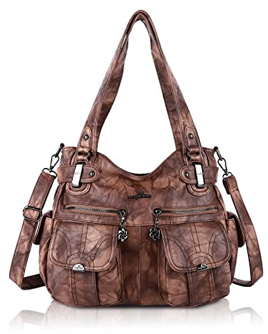 Angel Kiss Sac a Main Femme Grand Sacs à Main Portés Épaule Femme Pu Cuir Sac Bandoulière Sacs Cabas