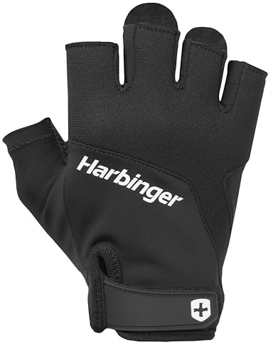 Harbinger Training Grip Weightlifting Gloves, Heavy Lifting Glove for Those Looking for More Palm Protection,