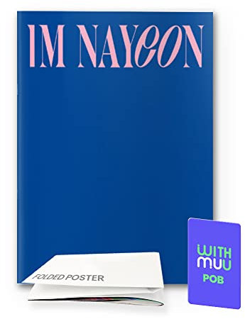 [ WITHMUU ] TWICE NAYEON The 1st Mini Album  IM NAYEON  Album + Folded poster (B ver.)
