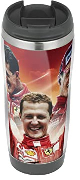 Profiles Michael Schumacher Collage - Reisebecher, Thermo-Isolierbecher für heiße und kalte Getränke Getränke