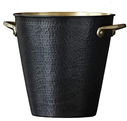 OUSIKA Weinkübel Eiskübel Eiswanne Wein Champagnerkübel Haushalt Reines Kupfer Weinkühler Kommerzieller Eiskübel Kreativer Weinkübel Kühler Eimer Champagnerkübel Eimer (Size : 20cm)