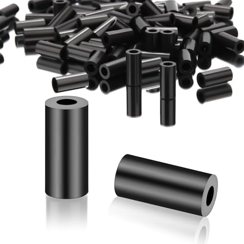 SWTYExt 100 Piezas Arandelas de Goma M3-7X15 mm ABS Para Bisagras de Puertas, Tornillos y Tubos