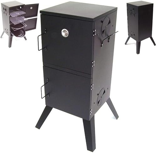 Räucherofen Räucherschrank Räuchertonne Grill 56513 Smoker mit Thermometer AWZ