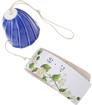 MERRYHAPY Japanisches Stil Windspiel Aus Keramik Hängendes Windspiel Für Garten Und Und Charmantes Dekorationselement