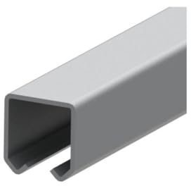 Sellon24® Stahl Tor Bauteile Schiebetür Schiebetor Scheunentor Garage Tür Hängende Tor Rolltor Bodenlaufschiene Garten Laufrollen Führungsrollen 33x34 (1. Schiene 1 Meter)