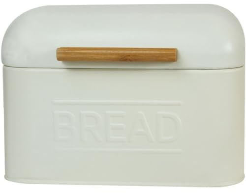 Casiler Boîte De Rangement des Aliments, Boîte À Pain Rétro, Boîte À Pain en Métal Vintage avec Couvercle, Rangement De Cuisine pour Biscuits De Ferme