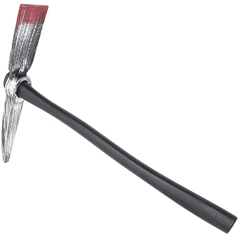 TOYANDONA Halloween Pickaxe Requisit Realistische Kunststoff-spitzhacke Für Kostümparty Karneval Bühnenperformance Ungiftig Leicht Und Sicher Für Gruseldeko Und Cosplay