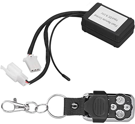 ViaGasaFamido Controller di Lampeggiamento Stroboscopico Flash, Controller Strobo Flash Portatile TS-57 con 6 modalità e 3 Contatti, Modulo Lampeggiatore di Luce di Auto ABS per Veicoli, Facile