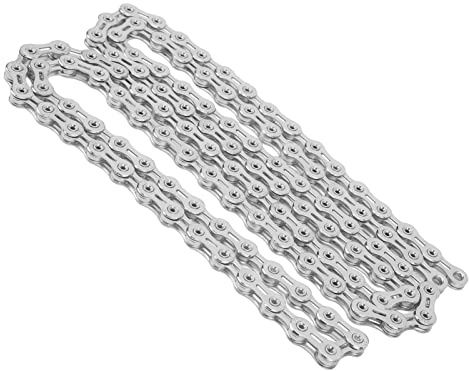 aqxreight Professionelle 11 -Geschwindigkeits -Bike Fahrradkette mit 11 Geschwindigkeit (Silver)
