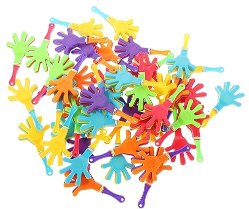 50 Pezzi Hand Clappers Noisemaker in Plastica per Feste | Rumorista da Festa, per Capodanno e Festività, Accessori Leggeri in Confezione da 50