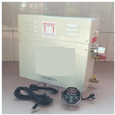 TRPLFGHZ Calentador de Sauna, Generador de Vapor 220/380 V y 9 kW for Ducha, Sauna, baño doméstico SPA con Controlador Digital para el hogar, Hotel, SPA(220)