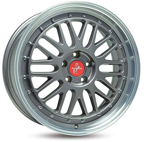 Keskin KT22 8.5JX19 5/120 ET35 72.6 TITAN GREY LIP POLISH Alufelge