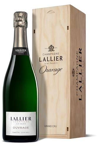 Lallier Ouvrage - Cuvée aus streng limitierten Weinen zweier exklusiver Grand Crus - Extra trockener Champagner aus Chardonnay und Pinot Noir - Lallier Prestige Line - 1 x 0,75 l