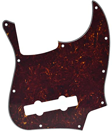 Dopro Schlagbrett für Jazz-Bass, 5 Saiten, Jazz-Bass, Schlagplatte für USA/Mexikanische Fender 5 Saiten Jazz Bass Vintage Schildkröte