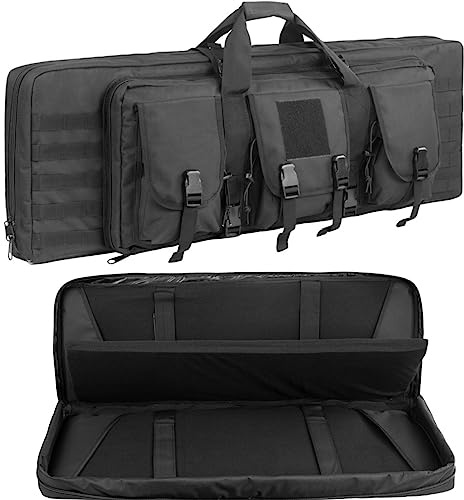 ACEXIER 36/42/47 Zoll Doppelgewehrkoffer Tasche Outdoor Taktischer Waffenkoffer Gewehr & Pistolentasche Lange Waffentasche für Jagdbereich Sporttransport