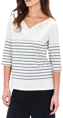 Caroll Camisetas de Manga Larga, Mujer, Marfil, XL