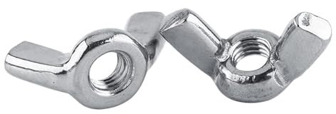 Flügelmutter, Din315 Ss316 Edelstahl 10 Stück M3 M4 M5 M6 M8, Flügelmutter M5 (M8)