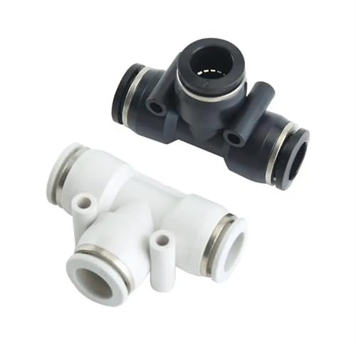 Pneumatische Armaturen PE PEG 4mm-16mm Kunststoffanschluss Luft-Wasserschlauch Rohr Einstecken Gerade Gas-Schnellverbinder 1St(PE-5)