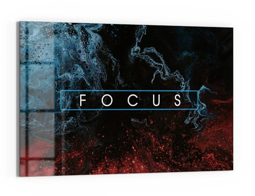 DEQORI Glas-Magnettafel | 60x40 cm cm groß | Motiv Kosmischer Brand | Memo-Board aus Glas | Magnetboard inkl. Magnete, Stift & Tuch für Küche & Büro | Tafel magnetisch & beschreibbar