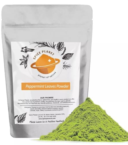 Peppermint Leaf Leaves Ground Powder by Spice Planet® (50 Grams)