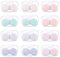 Tucnoeu Set di 12 lenti a contatto, set di accessori per lenti a contatto, per viaggi e casa, 6 colori, Multicolore, Portatile