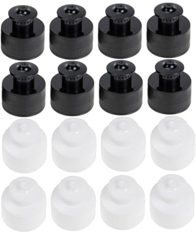Milisten Trinkflasche Ersatzteile Push Pull Verschlüsse für Flaschen 20 Stück Kunststoff 28mm Auslaufsicher für Wasserflaschen Unterwegs