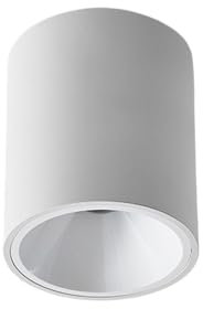 IUokLU Faretto Moderno Impermeabile da 20 W per Interni Doccia Bagno Toilette faretto cilindrico da soffitto IP65 Montaggio in Superficie faretto da Incasso,Luce Bianco-Bianca 5000K