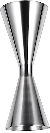 SOLUSTRE 1pieza Jigger De Inoxidable Doble Para Medición De Cócteles Herramienta De Bar Profesional Para Bartenders y Uso Restaurantes