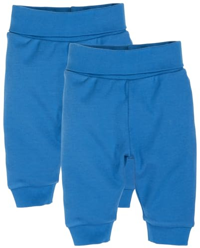 Playshoes Baby pumpbyxor joggingbyxor 2-pack, blå, 92