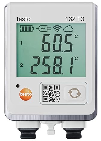 Testo 0572 1623 162 T3 Temperatur-Datenlogger Messgroesse Temperatur -195 bis 1350?C inkl (0572 1623)