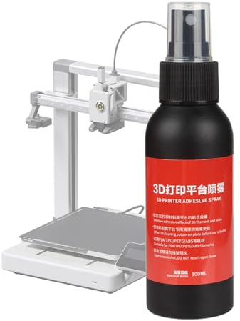 mefocou 3D Printer Glue - 100ml Build Plate Glue Spray | Avoid Warping, High Adhesion Spray for 3D Printing Plate Leveling Model Fixing