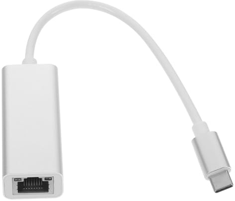 Toddmomy Adaptateur USB-c vers Ethernet Gigabit Carte Réseau Externe Plug Play Connecteur Réseau USB Type-c Compatible PC Portable Ordinateur Interface Haute Vitesse Mbps Couleur Aléatoire