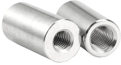 Rundmuffen 1 stück M12 M14 M16 M20 304 Edelstahl Verlängern Runde Kupplung Mutter Innengewinde Stud Standoff Stecker Joint Hülse GewindehüLse(M14x20x50mm)