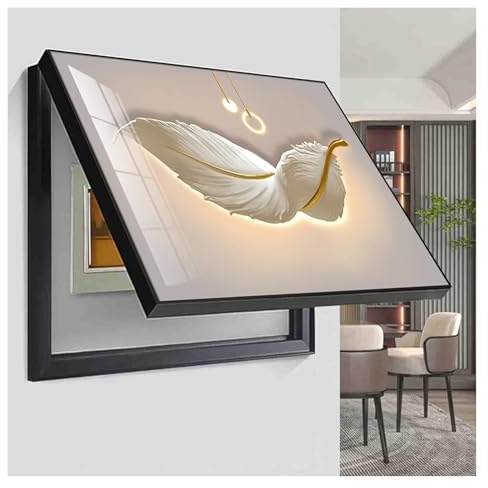 SZITW Cache-Compteur décoratif, Couvercle de Panneau de fusibles Amovible et créatif pour la Maison, Couvercle de Protection Durable pour Compteur électrique