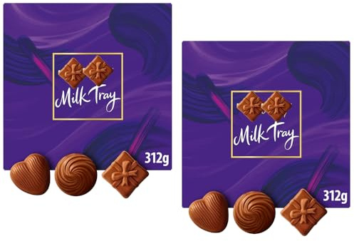 Milk Tray Chocolate Box 312g - An Assortment of Milk Chocolates - cdb (2 x Boxes)