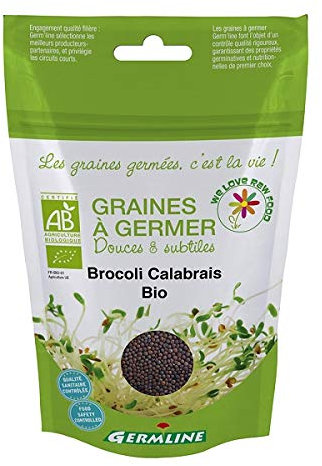 Germ'Line - Graines Germer Bio Brocoli Calabrais - 100G -Vendu Par Unité