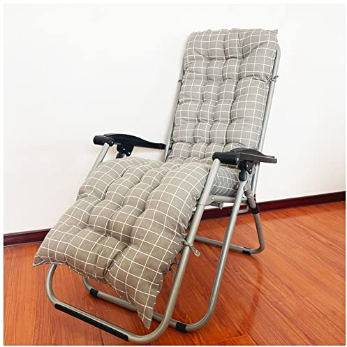 YAOTT Auflage Gartenliege, 8 cm Dick, Liegestuhl Polster Auflagen für Deckchair, Bequeme Polsterauflage für Sonnenliege, Liegestuhl,5,48X170CM