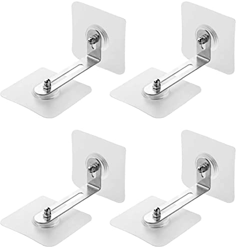 4 Paare Möbel-Wandanker, Möbel Kippsicherung Set, Kippschutz Möbel Wandanker, Anti Kipp Möbelgurte Wandbefestigung für Schrank Regal Kommode Belastbarkeit Haustiere Babysicherheit