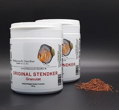 Dubbelpack 2 st. Stendker granulat 140 g – högkvalitativt märkesfoder – diskusgranulat