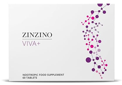 ZinZino Viva+ – Nahrungsergänzung mit Safranextrakt, Vitamin C, B-Komplex & Magnesium – Vegan – 60 Tabletten