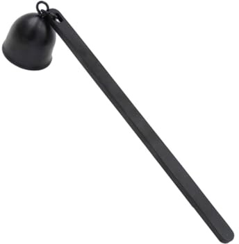 Amosfun Matte Black Candle Wick Trimmer Stainless Steel Candle Extinguisher Wick Dipper for Cleaner Burn