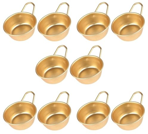 Oikabio 10 Makgeolli en aluminium coréens traditionnels pour vin de riz coréen