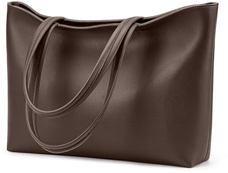 KALIDI Handbags Large Capacity Shopper Bag Tote Bag for Office Campus Daily and Travel Coffee