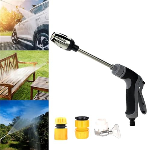 Seymal Turbowasher - Power High-Pressure Cleaner for Every Garden Hose, Pressure Washer, Black, Water Pressure, Industrial Style