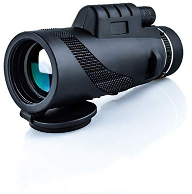 Tragbares Monokular, Monokular 40 x 60, leistungsstarkes Fernglas, wasserdicht, Zoom, großes Handfernglas, Militär, HD, professionell für Erwachsene, Vogelbeobachtung, Outdoor, Reisen, Besichtigungen