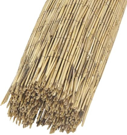 AUBRY GASPARD - Canisse en Roseau Naturel - Brise Vue Jardin occultant - Livré en Rouleau avec Sac de Transport - Idéale pour Jardin et Terrasse - Résistant aux intempéries - 150x500 cm