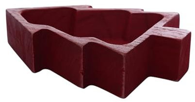 Cuenco de madera para velas, decoración rústica para el hogar, cuencos de madera rústica, decoración de mesa de centro, para centros de mesa de granja, aperitivos, escritorio, oficina, dormitorio