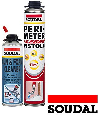 Soudal Kombi Set 1 x Perimeterkleber 750ml Dose + 1 x PU- Reiniger 500ml