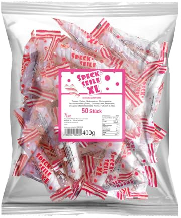 Tise Süsswaren Speckseile XL (50 Stück, 400g)