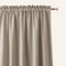 ROOM99 Vorhang mit Kräuselband Aura 140 x 250 cm Breite x Höhe Schiebegardinen Modern Curtain Wohnzimmer Schlafzimmer Beige, 1 Stück